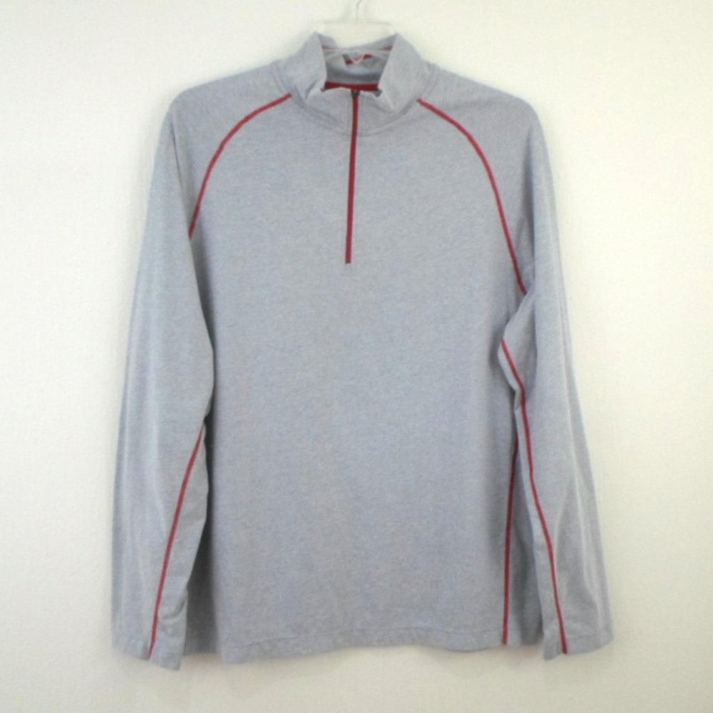Cloudveil Gray 1/4 Zip Base Layer Pullover Shirt